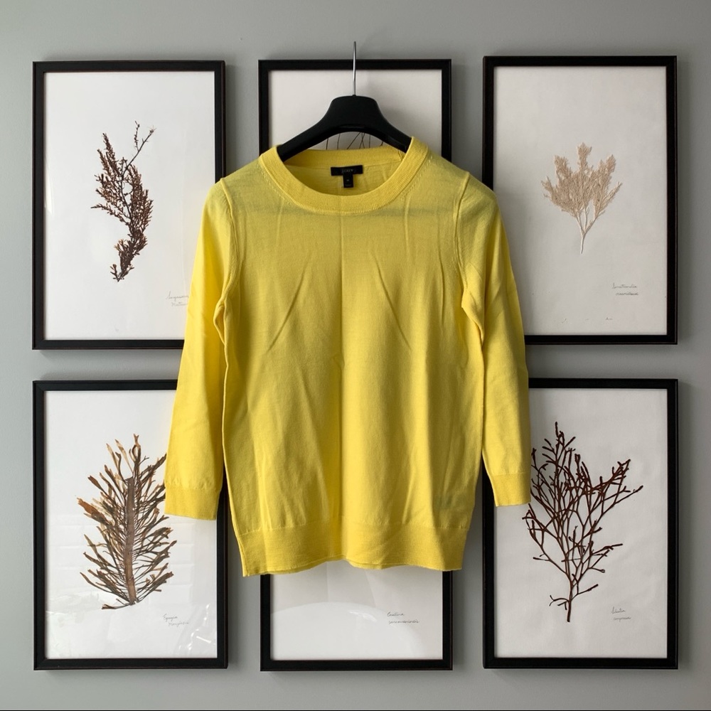 JCrew Men’s Merino Wool Crewneck Sweater, Size Medium